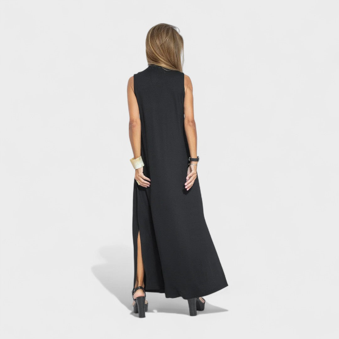 Filipa - Colete + Vestido Longo com Decote em V