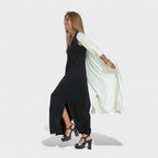 Filipa - Colete + Vestido Longo com Decote em V