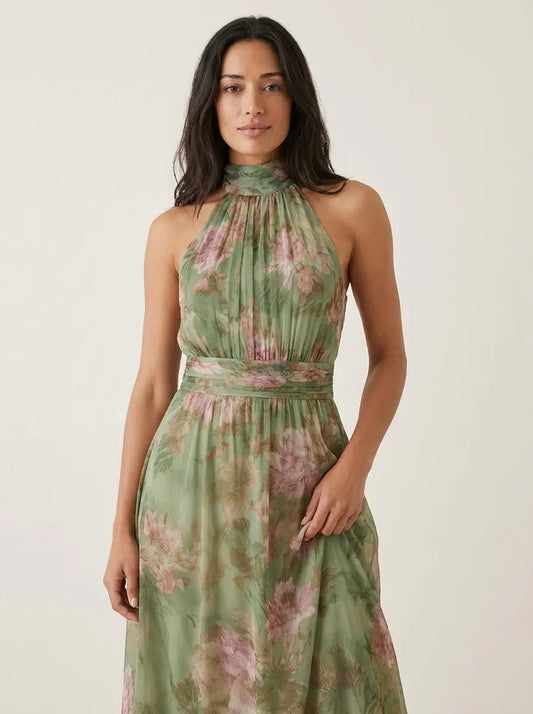 Sofía - Elegante Vestido de Verano con Estampado Floral - Elena Duval