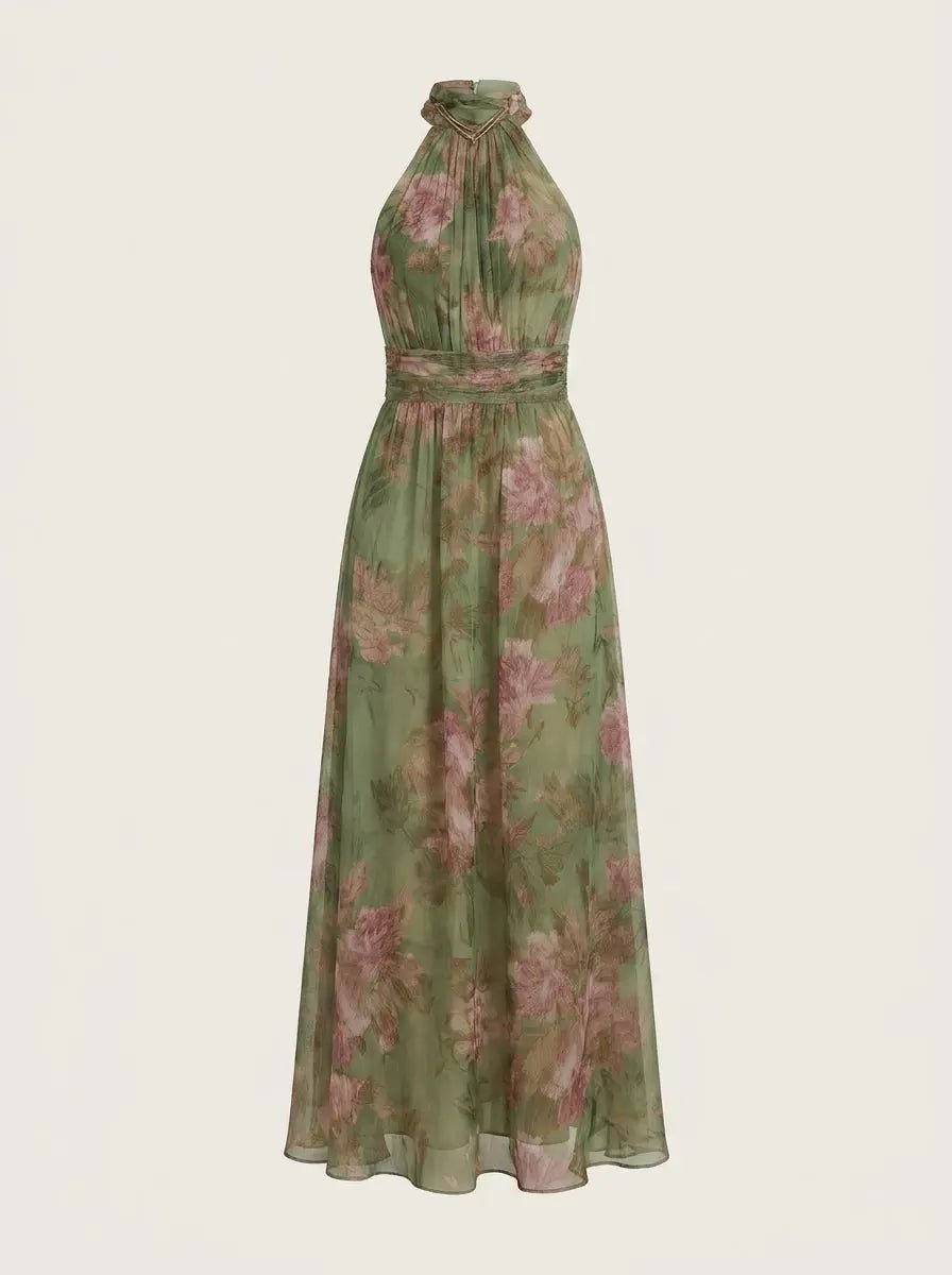 Sofía - Elegante Vestido de Verano con Estampado Floral - Elena Duval