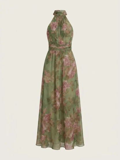 Sofía - Elegante Vestido de Verano con Estampado Floral - Elena Duval