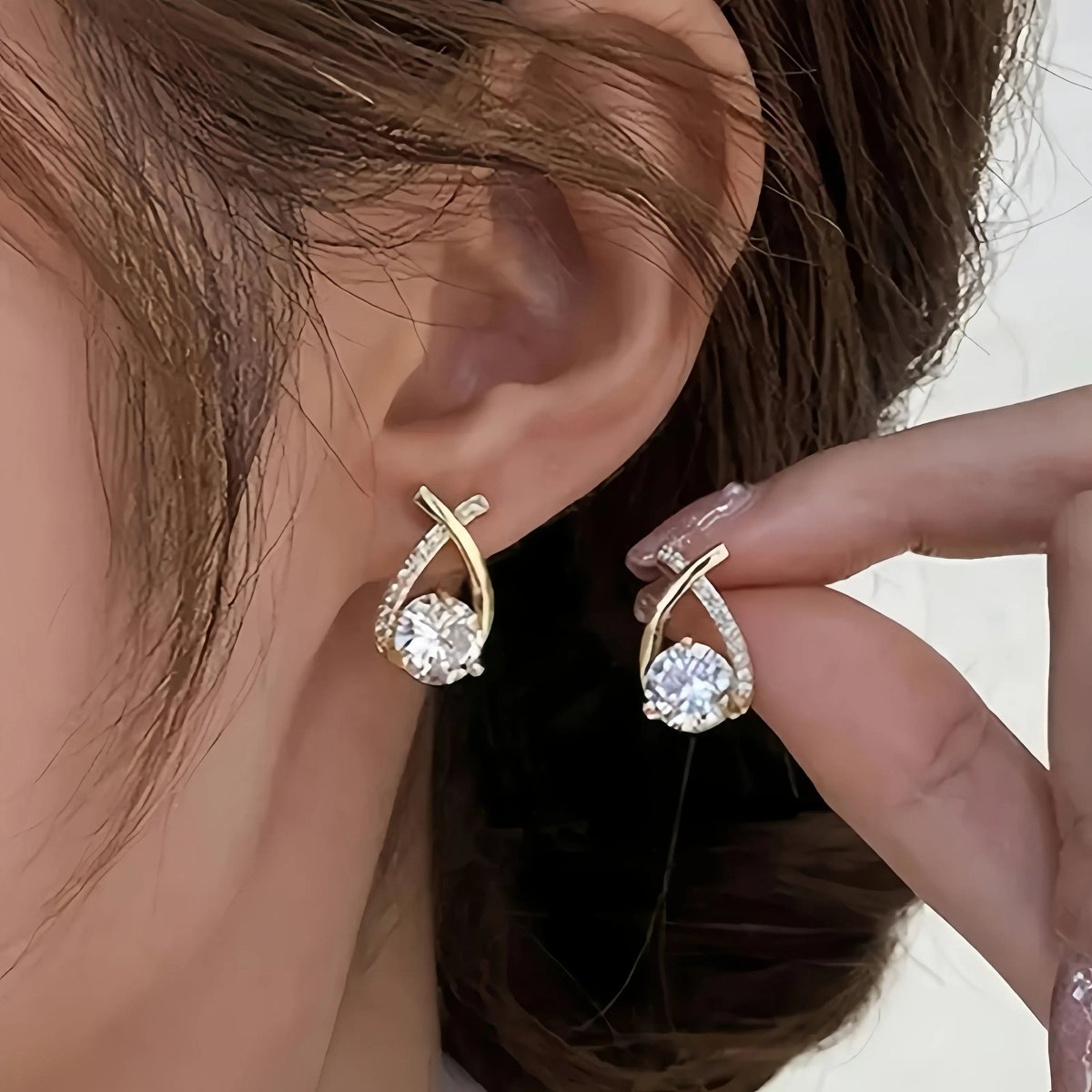 Sofía | Pendientes de Cruz - Elena Duval