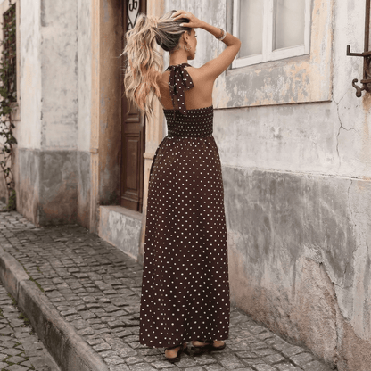 Sofía | Vestido Maxi de Lunares - Elena Duval