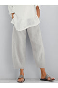 Sylvaine | Women's Loose Fit Tapered Cropped Pants