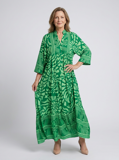 Marianne | Vestido midi con botones en la parte delantera
