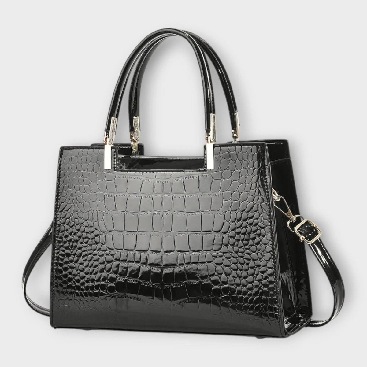 Valentina | Bolso con Grabado Efecto Cocodrilo - Elena Duval