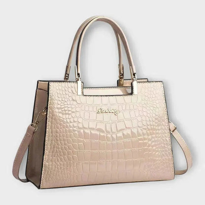 Valentina | Bolso con Grabado Efecto Cocodrilo - Elena Duval