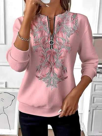 Valentina | Jersey con Cuello de Cremallera - Elena Duval