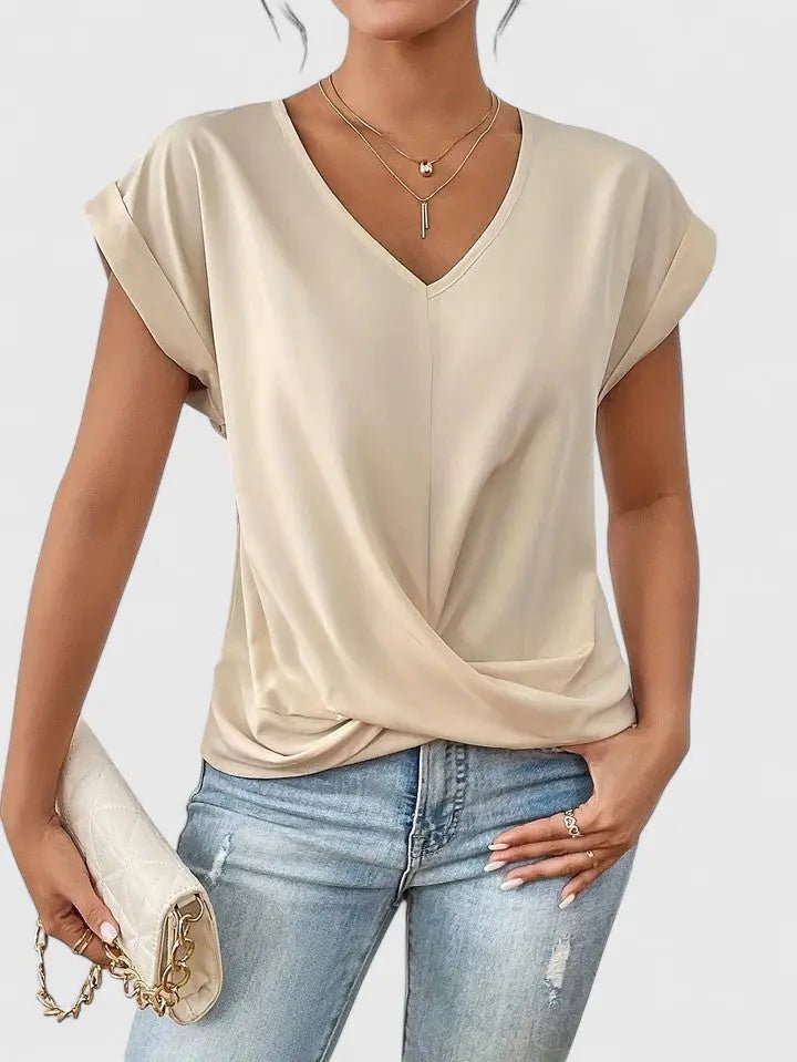 Valentina | Top Cuello en V - Elena Duval
