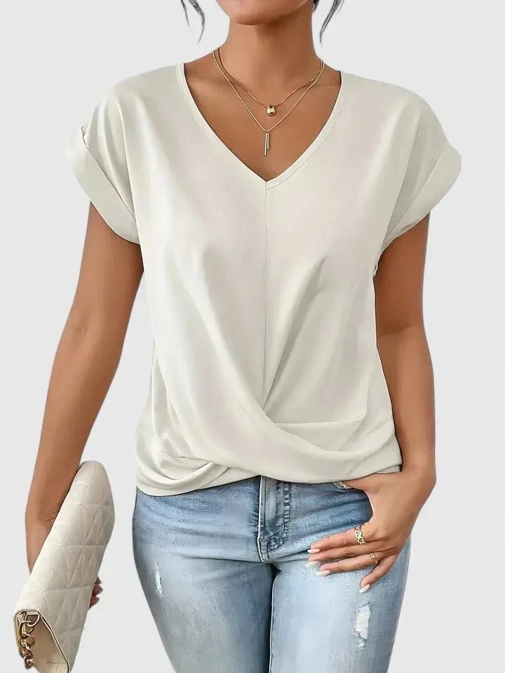 Valentina | Top Cuello en V - Elena Duval