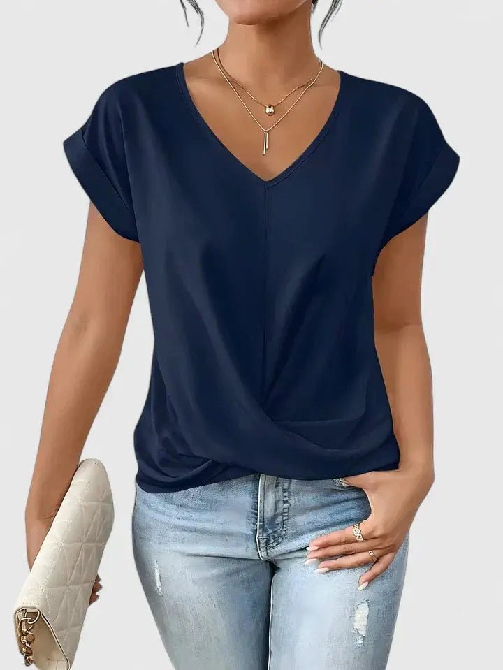 Valentina | Top Cuello en V - Elena Duval