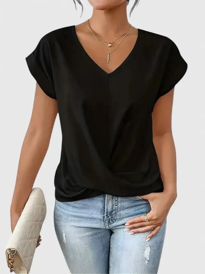 Valentina | Top Cuello en V - Elena Duval
