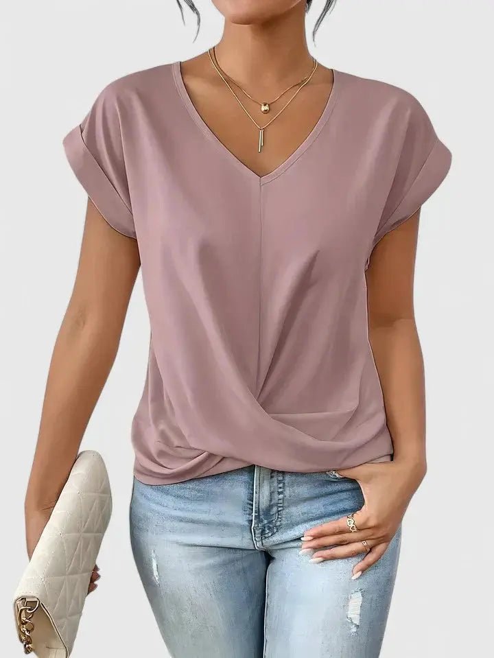 Valentina | Top Cuello en V - Elena Duval
