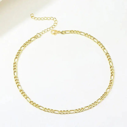 Valerie – Collar dorado de diseño minimalista con eslabones - Elena Duval