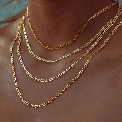 Valerie – Collar dorado de diseño minimalista con eslabones - Elena Duval