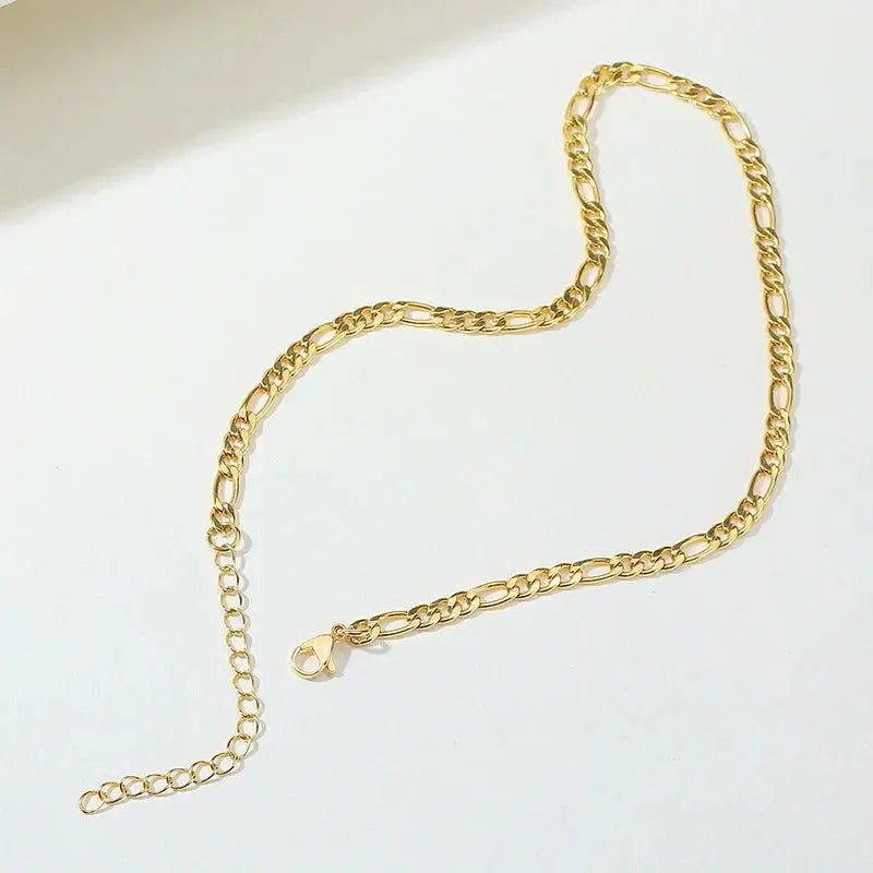 Valerie – Collar dorado de diseño minimalista con eslabones - Elena Duval