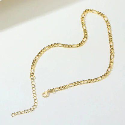 Valerie – Collar dorado de diseño minimalista con eslabones - Elena Duval