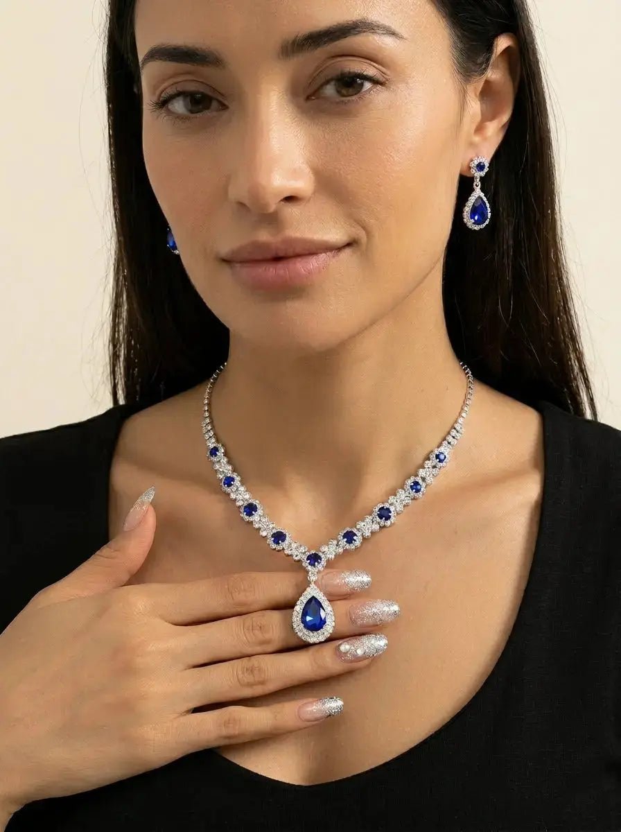 Véra - Elegante Set de Joyas de Cristal - Elena Duval