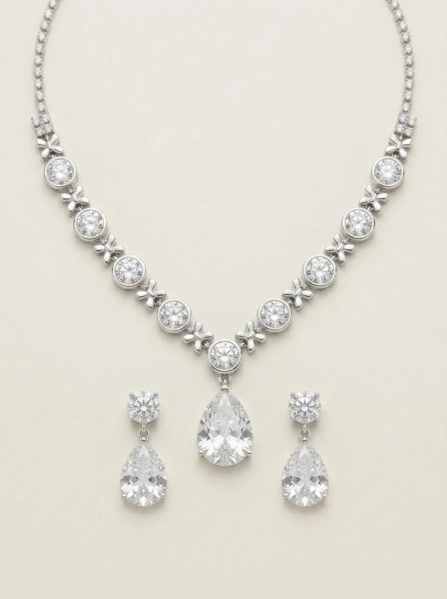 Véra - Elegante Set de Joyas de Cristal - Elena Duval