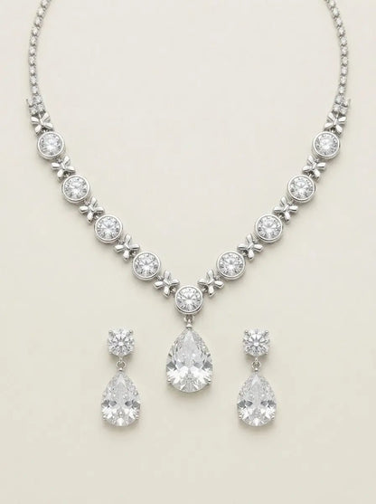 Véra - Elegante Set de Joyas de Cristal - Elena Duval