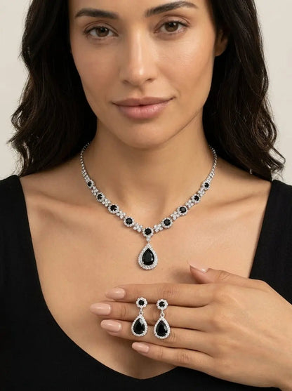 Véra - Elegante Set de Joyas de Cristal - Elena Duval