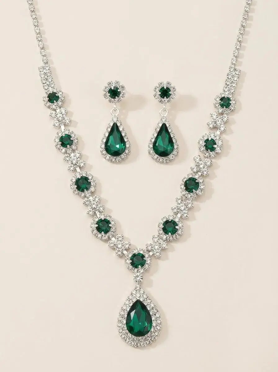 Véra - Elegante Set de Joyas de Cristal - Elena Duval