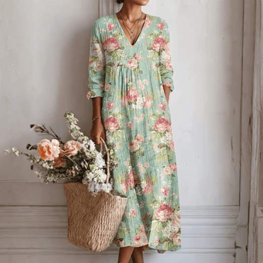 Vilma™ | Vestido Floral Delicado - Elena Duval