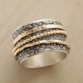 Aurelian™ | Vintage Gold & Silver Antique Ring