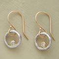 Elaria™ | Vintage Gold & Silver Zirconia Earrings