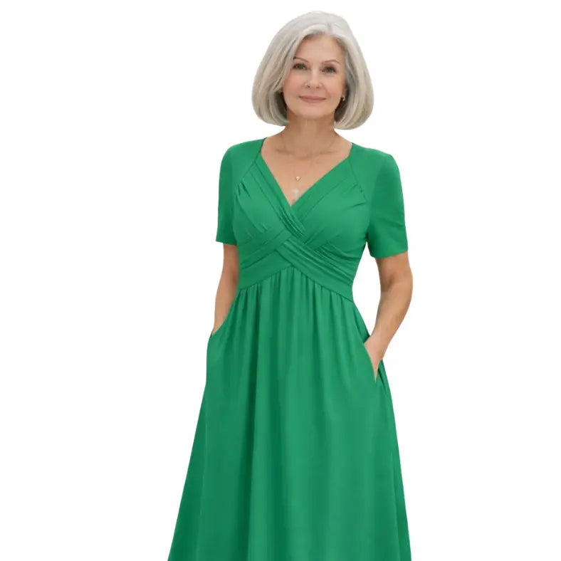 Viola™ | Vestido Midi con Control de Abdomen - Elena Duval