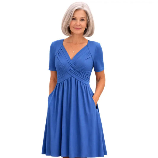 Viola™ | Vestido Midi con Control de Abdomen - Elena Duval