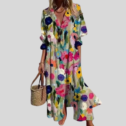 Zariah | Elegante vestido largo de estilo bohemio - Elena Duval