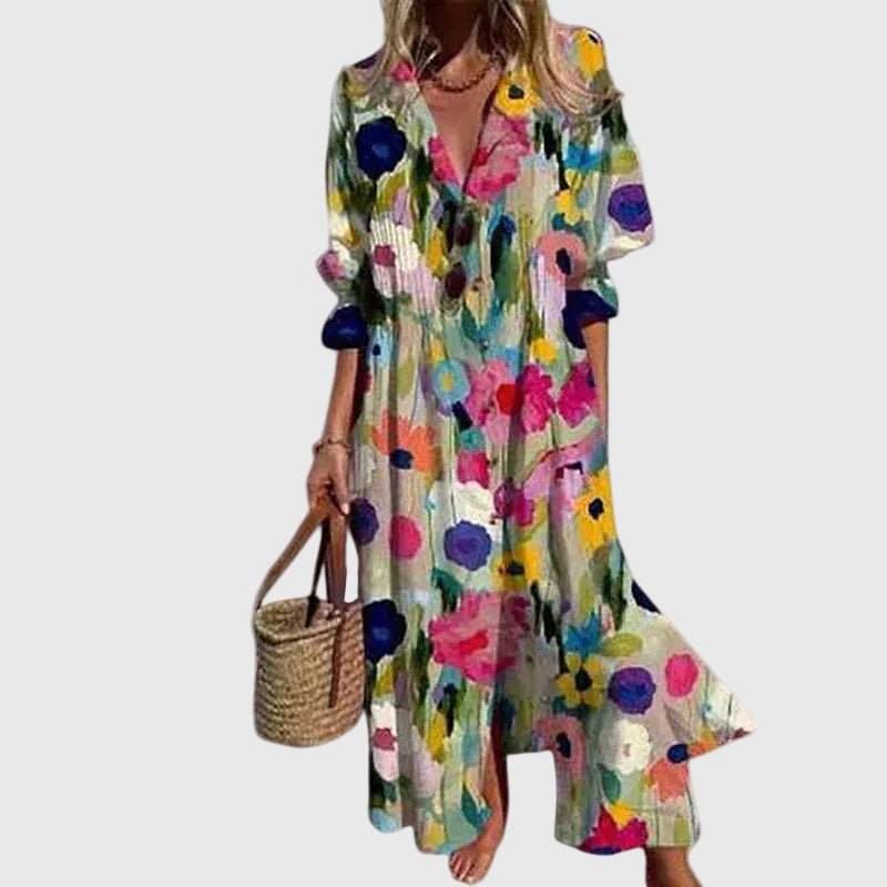 Zariah | Elegante vestido largo de estilo bohemio - Elena Duval